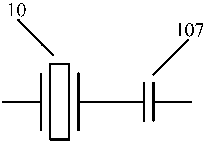 Monolithic integration structure of bulk acoustic wave resonator and capacitor, manufacturing method thereof, filter, duplexer and radio frequency communication module