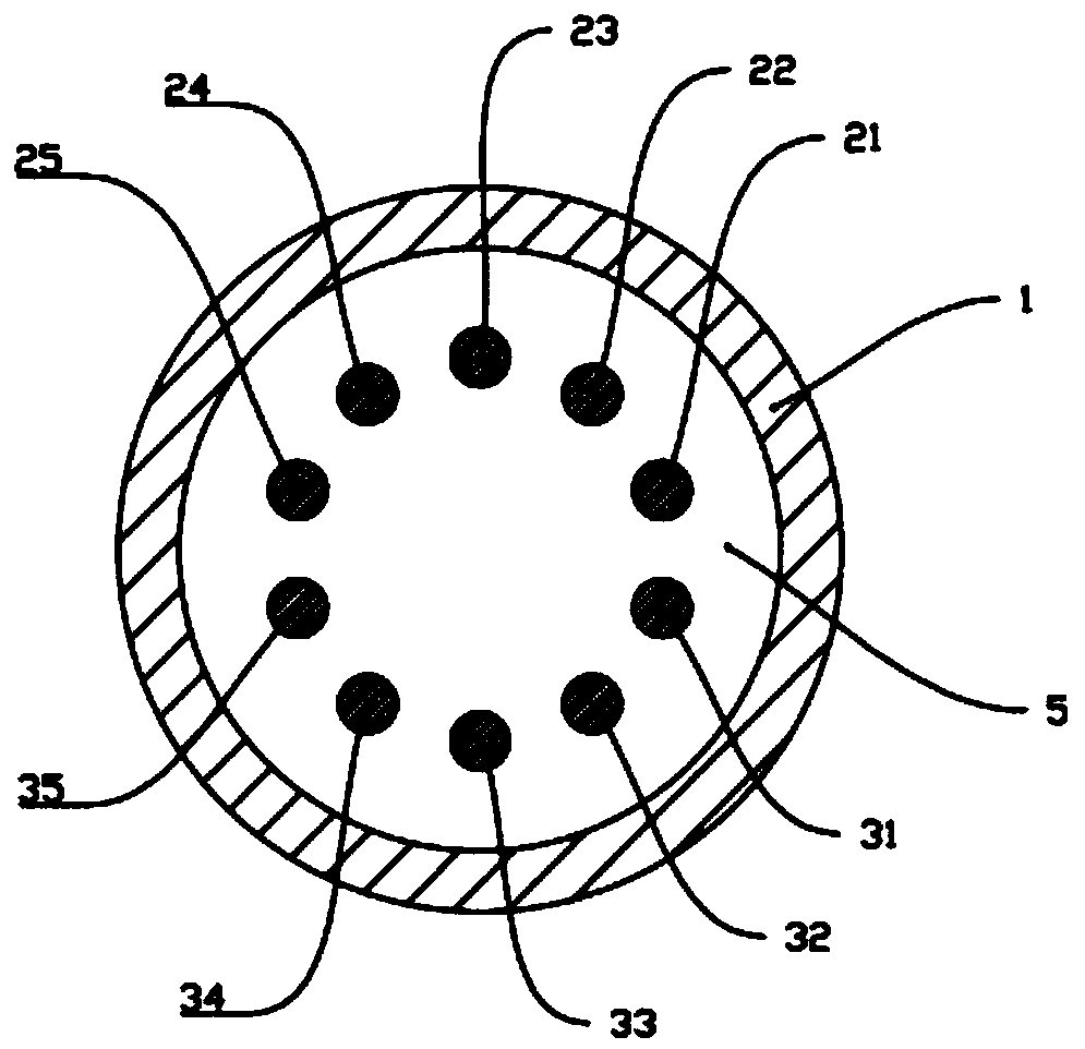 Multi-measurement-point temperature sensor