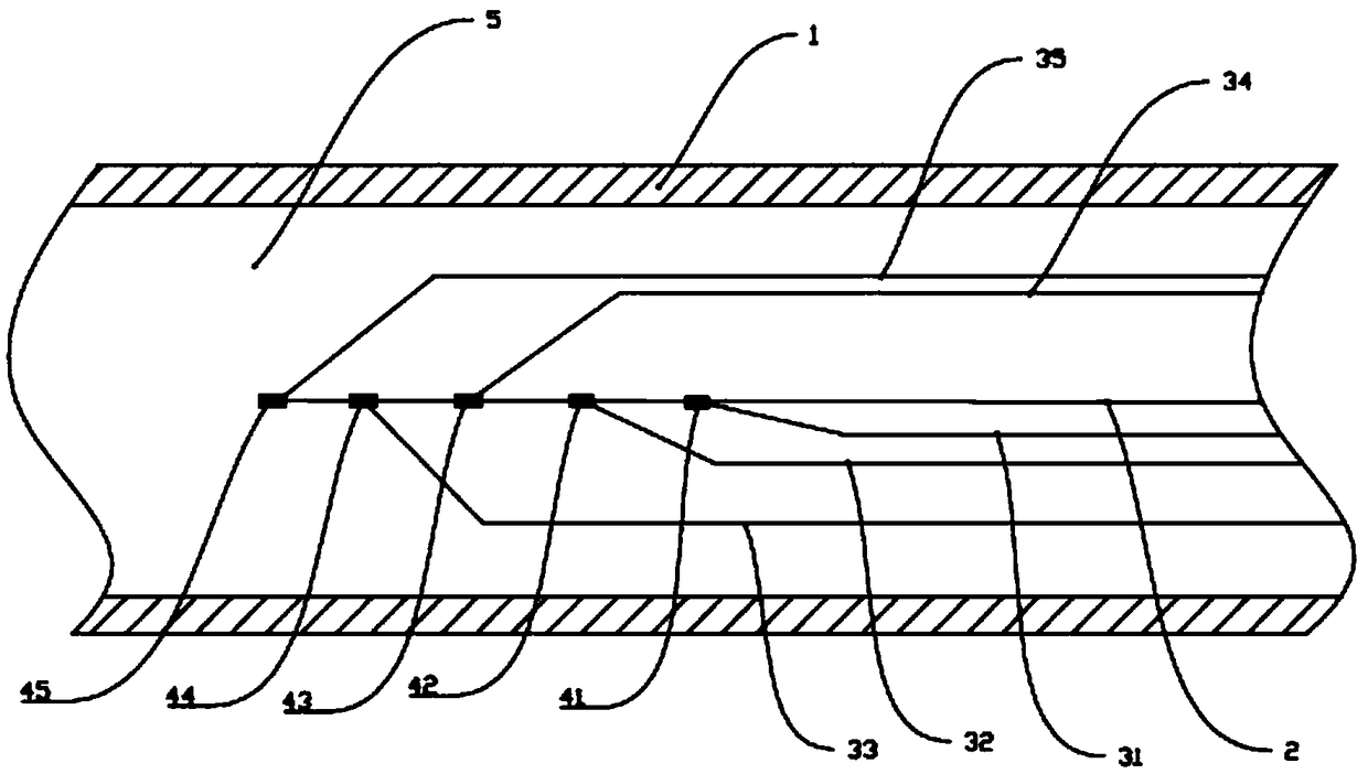 Multi-measurement-point temperature sensor