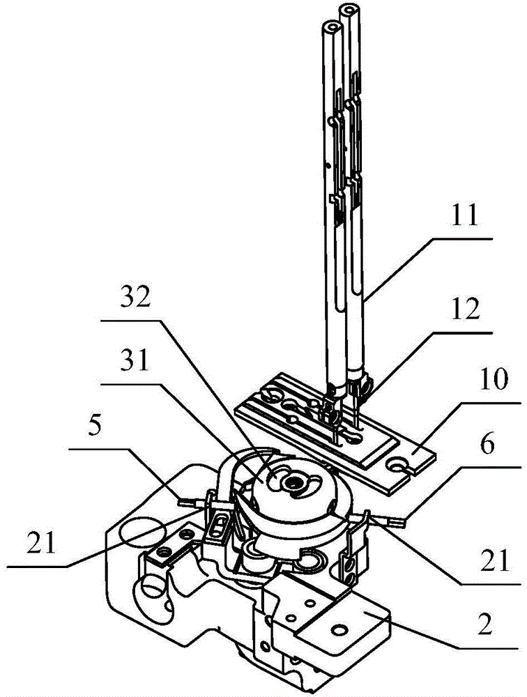 Bottom line detection correlation type photoelectric control system for sewing machine and control method