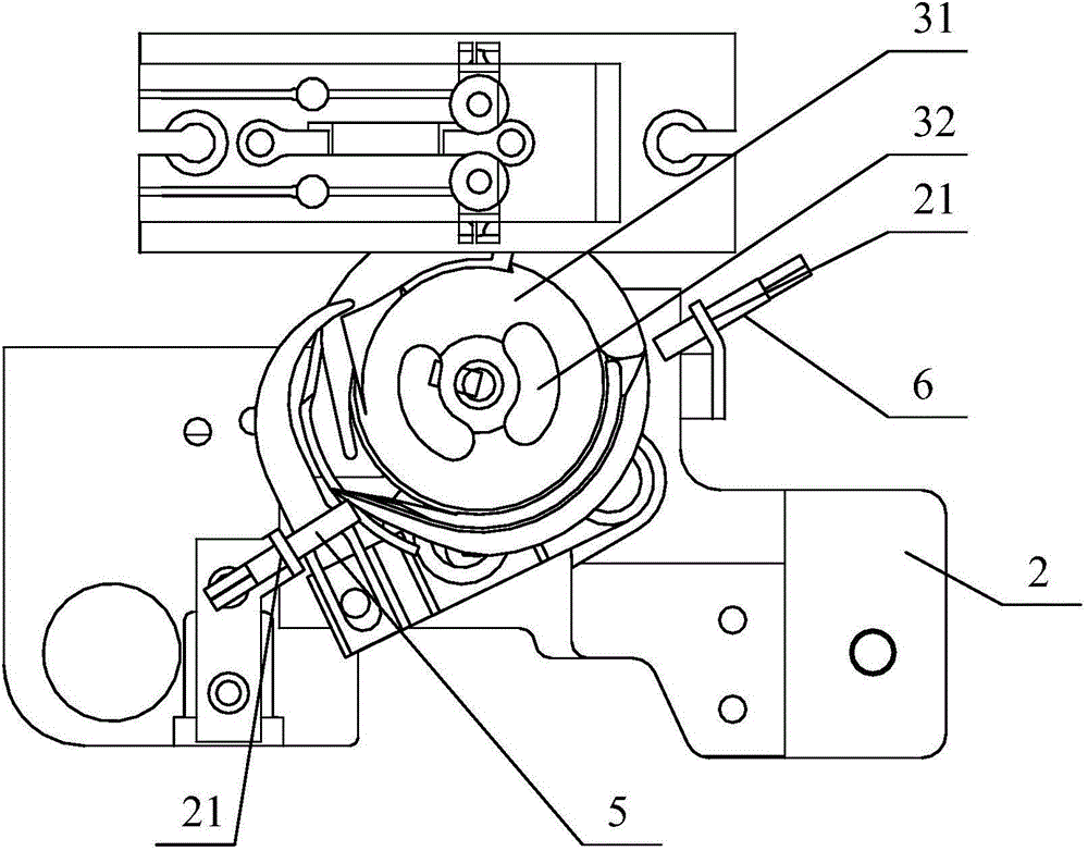 Bottom line detection correlation type photoelectric control system for sewing machine and control method