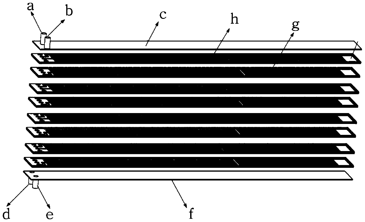 Multistage single-side pre-cooling laminated microchannel throttling heat exchanging refrigerator