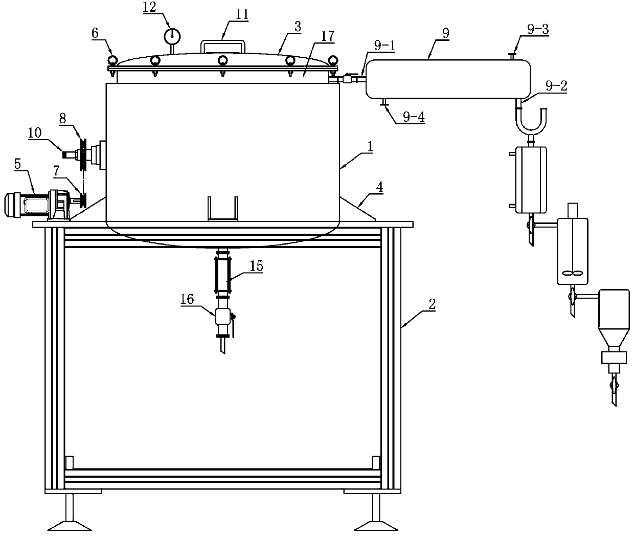 Plant volatile oil extraction and separation device