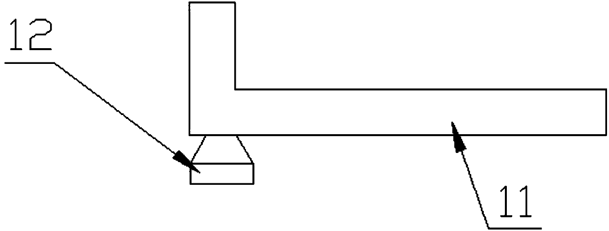 Hollow brick stacking device