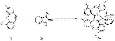 A kind of spiro-ring oxindole imidazolino-oxazepine compound and its synthesis method