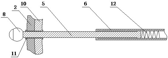 Alignment assistor for connecting piece with elliptical holes