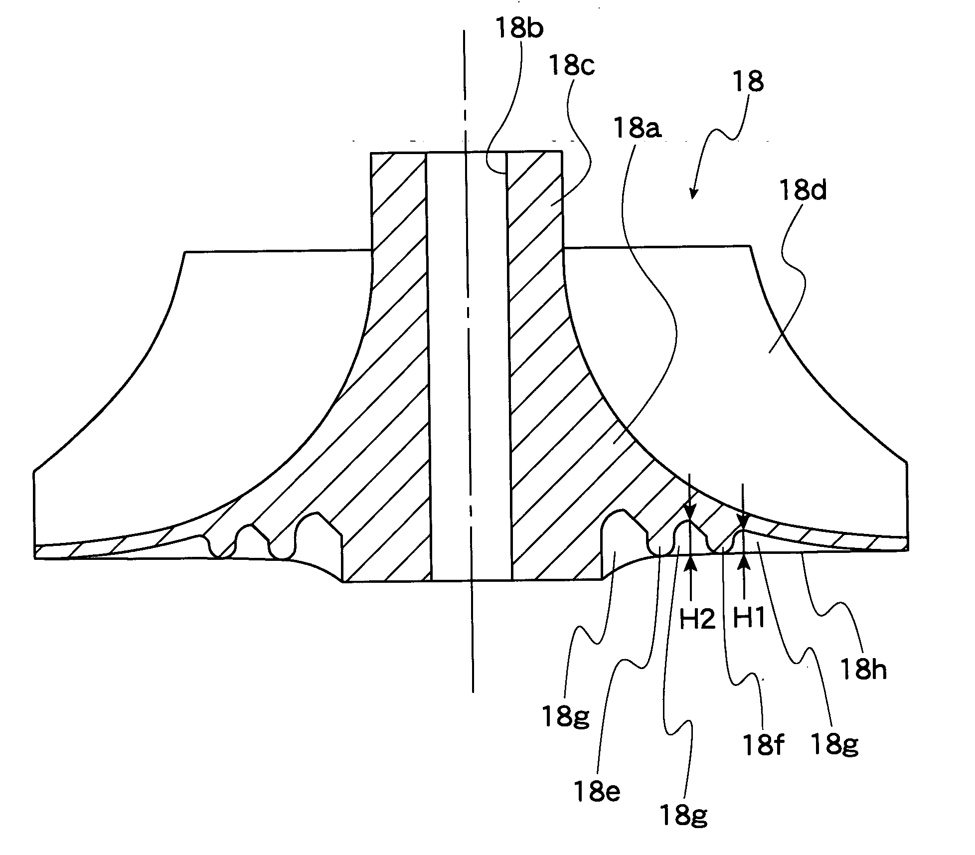 Centrifugal impeller