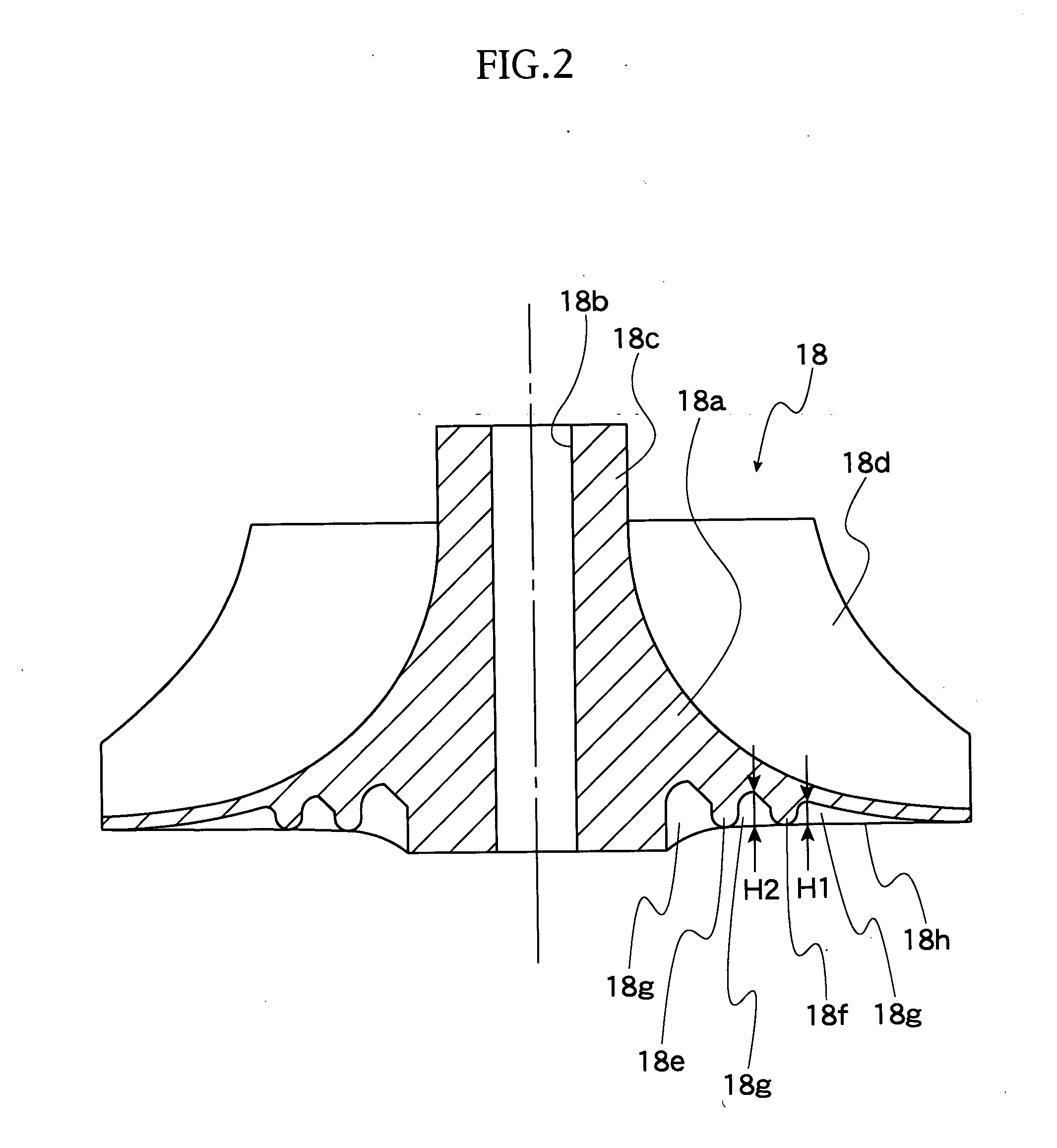 Centrifugal impeller