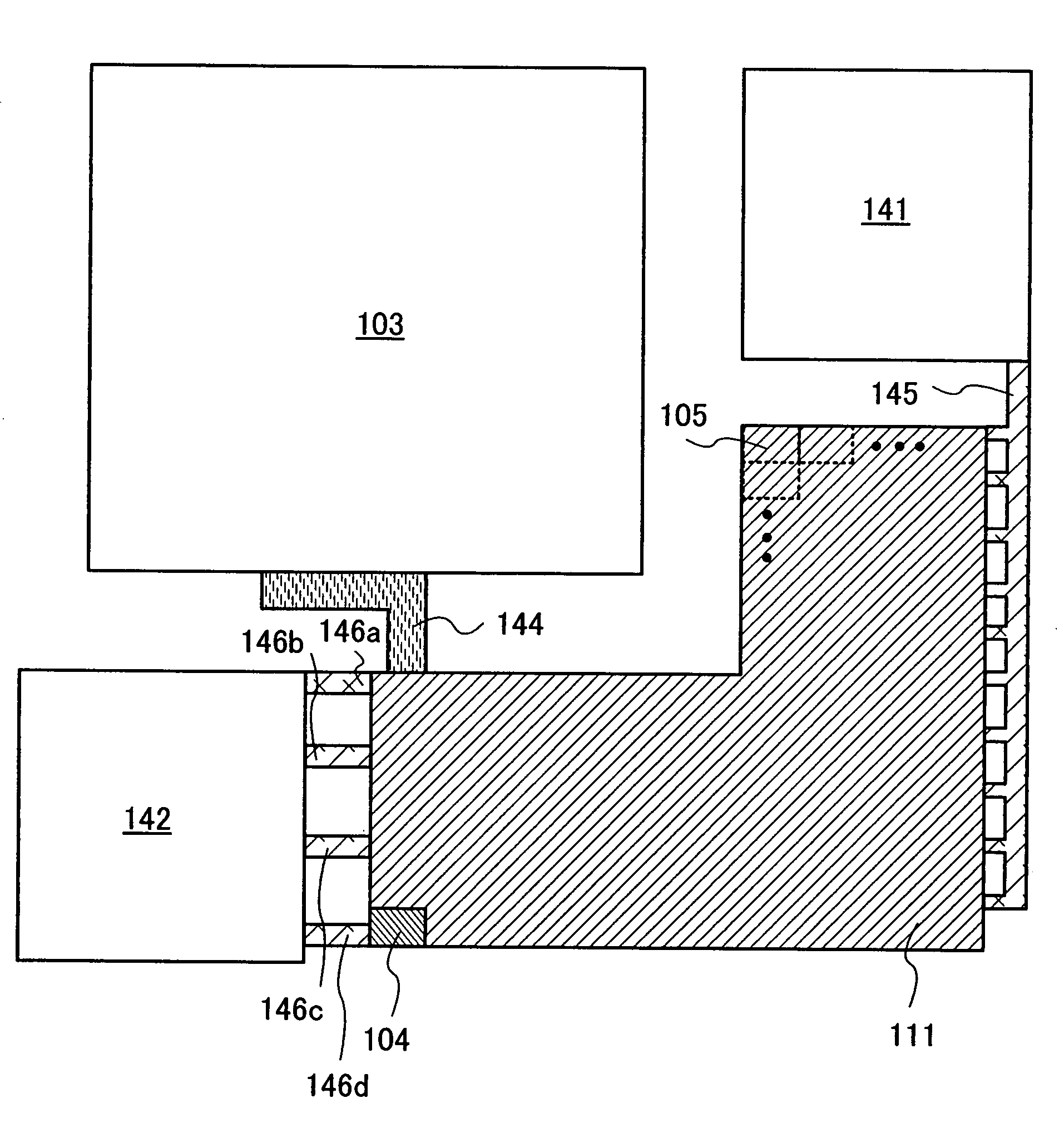 Semiconductor device comprising photoelectric conversion element and high-potential and low-potential electrodes