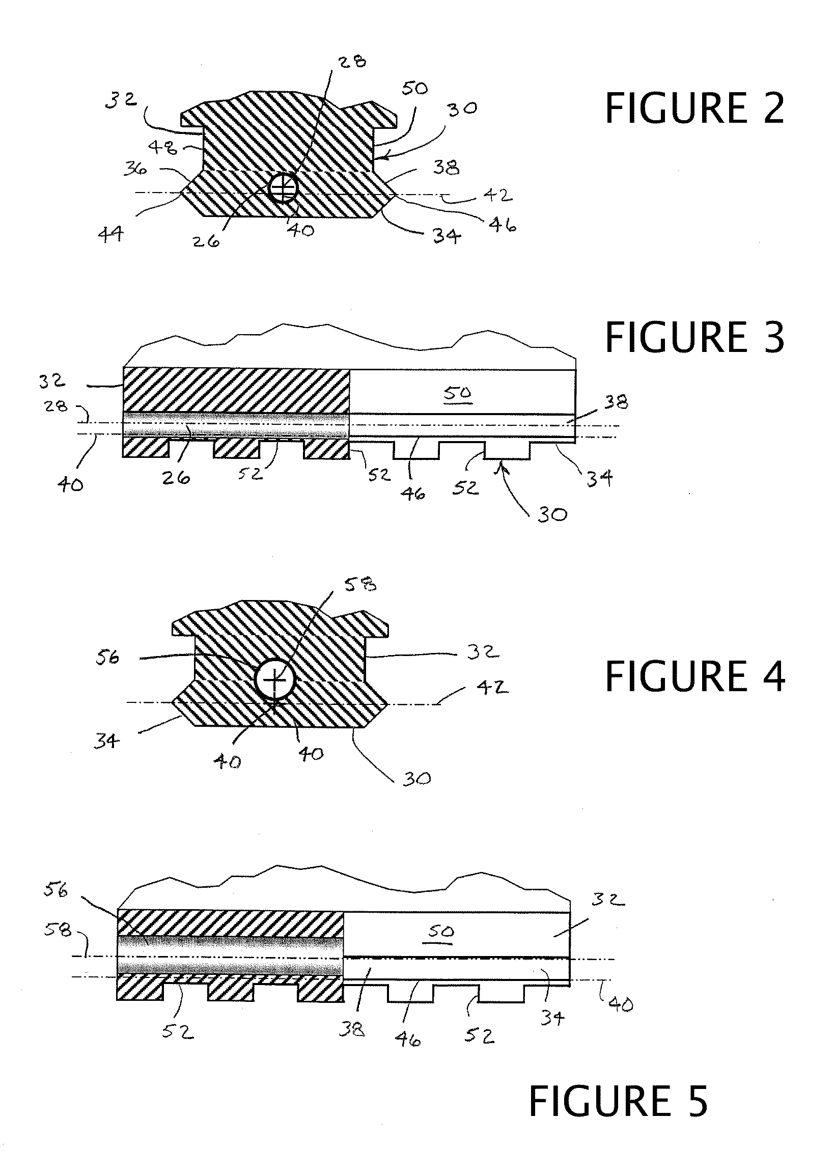 Firearm mount with embedded sight