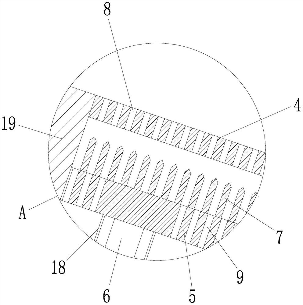 A loose separation device for food waste