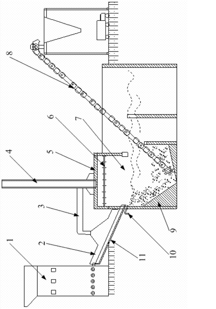 Fuming furnace and slag flushing device thereof