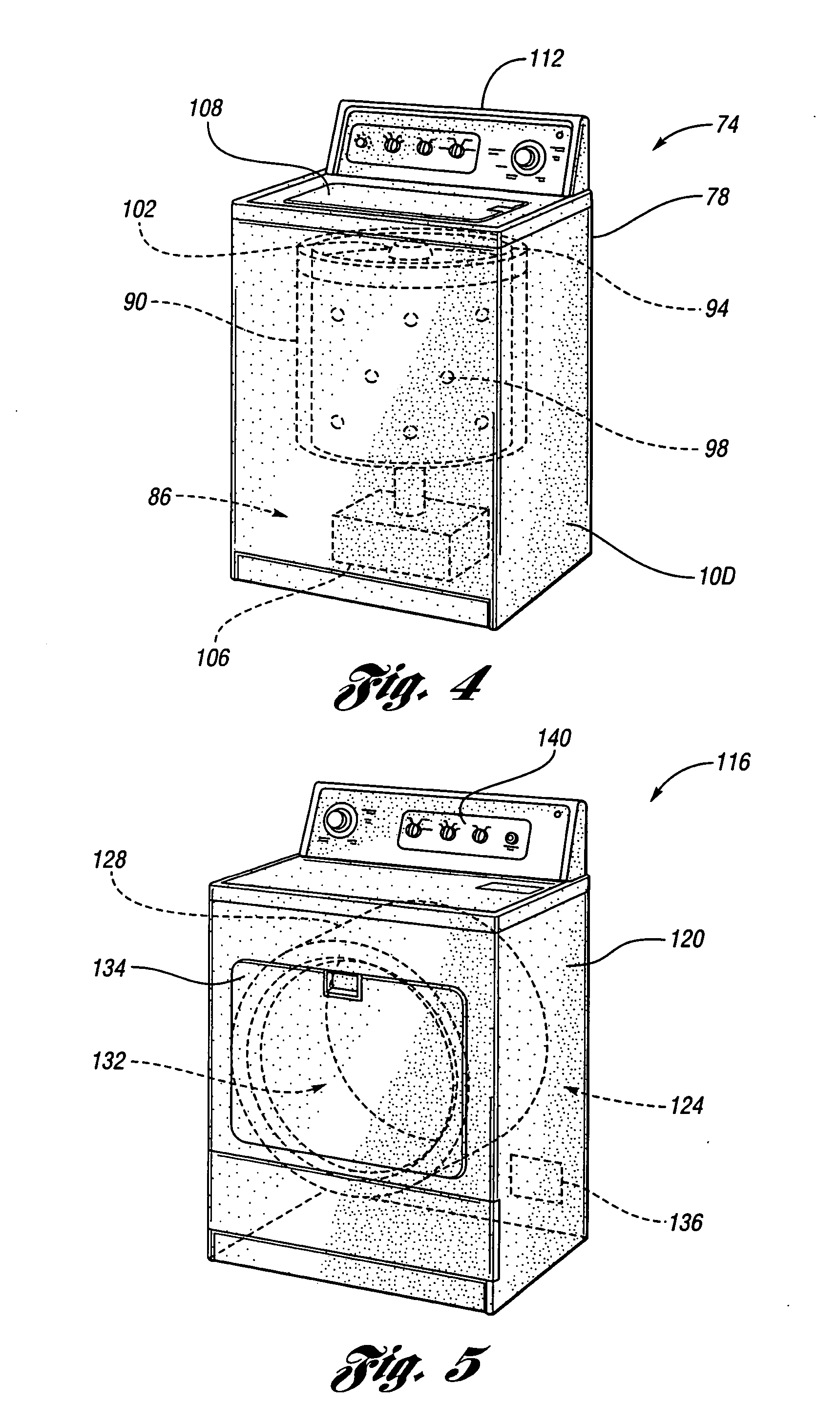 Home appliance structure with integral noise attenuation