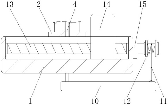 Concrete multi-point toughness testing device for constructional engineering