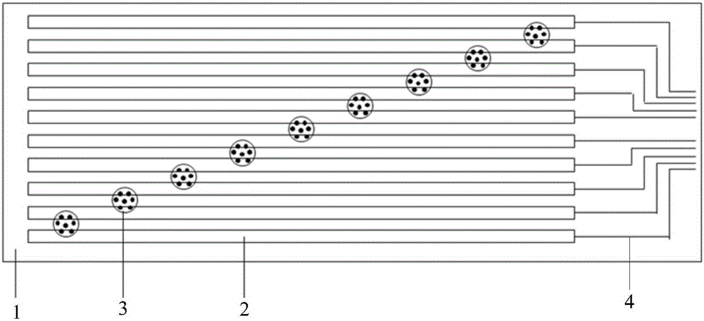 Pressure sensing substrate and pressure sensing touch screen