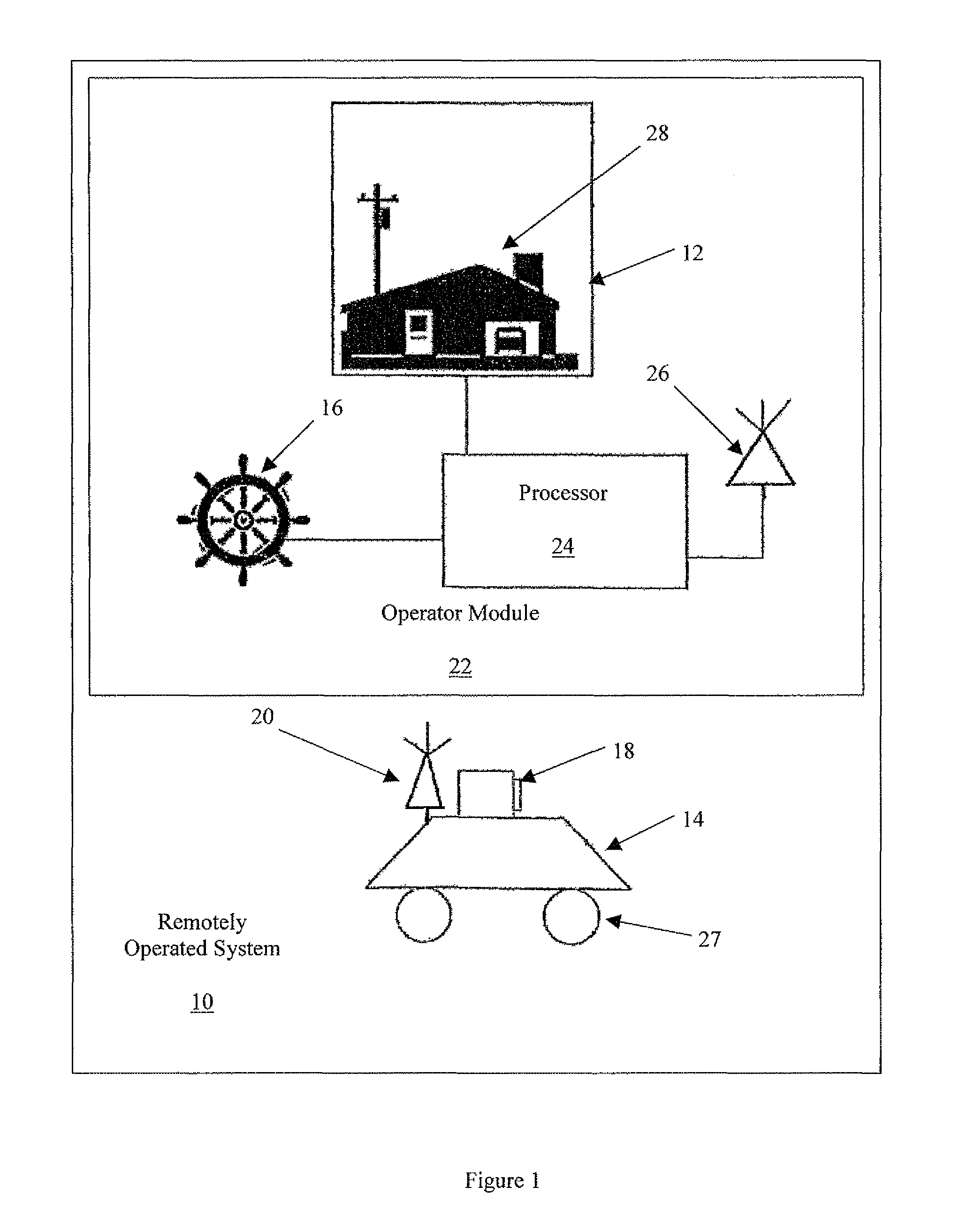 Predictive display for a system having delayed feedback of a command issued