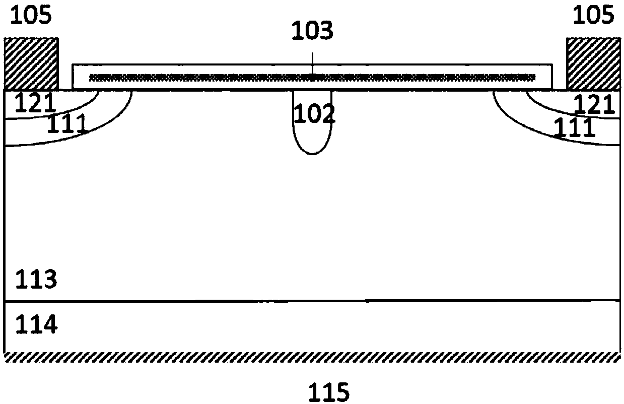 Integrated trans-MOS insulated gate bipolar transistor structure and manufacturing method thereof