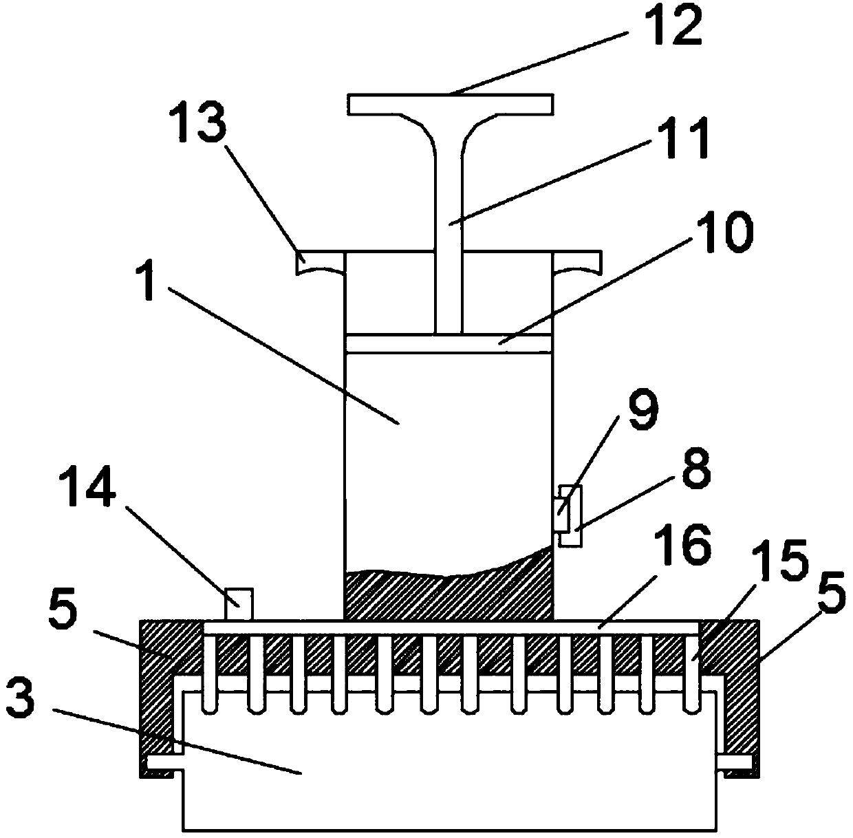 Adhesion agent applying device capable of being cleaned