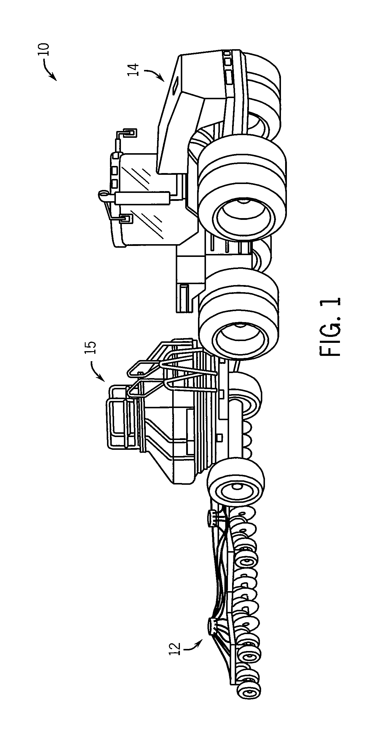 Mechanically controlled hydraulic system for an agricultural implement