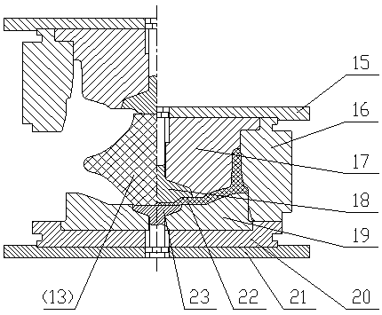 A kind of forging forming method of aluminum alloy wheel with high aspect ratio