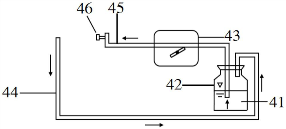 Method and device for measuring suction force and pore solution concentration of polluted soil