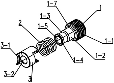 Thread assembly used for setting lag screw state in intramedullary nail system and intramedullary nail system comprising thread assembly