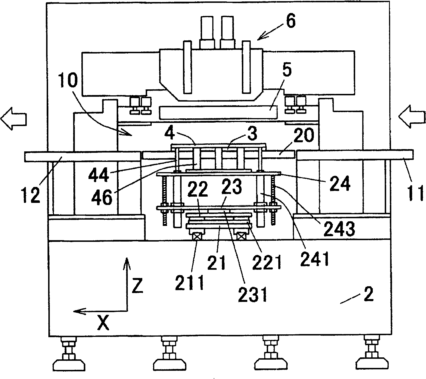 Screen printing device