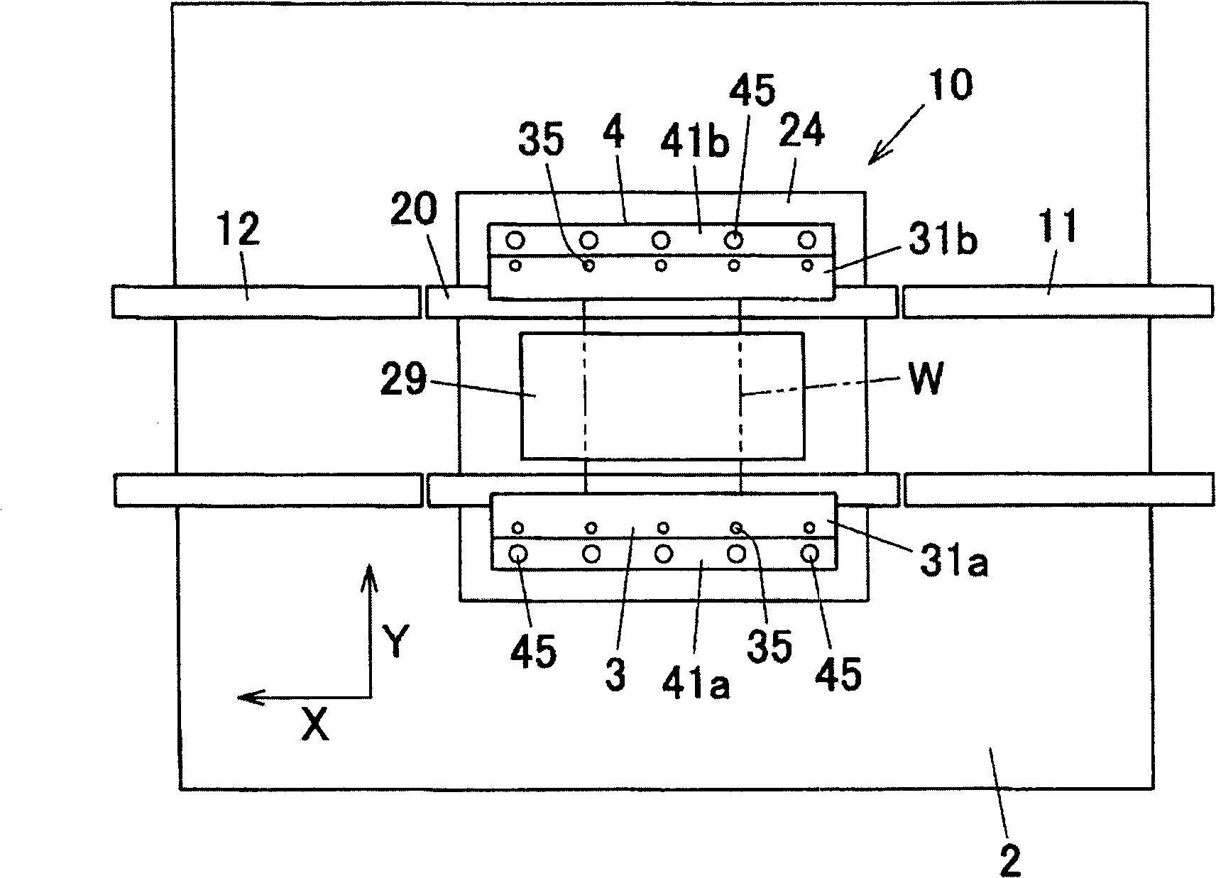 Screen printing device