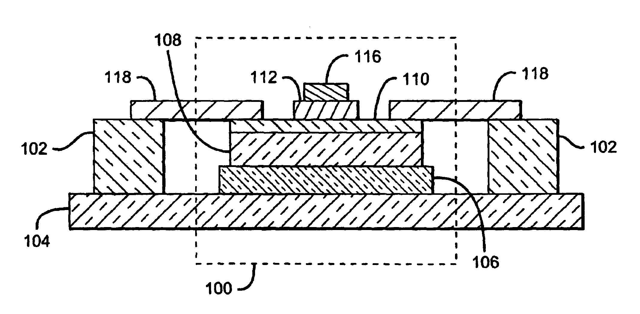 Mechanically-stable BJT with reduced base-collector capacitance