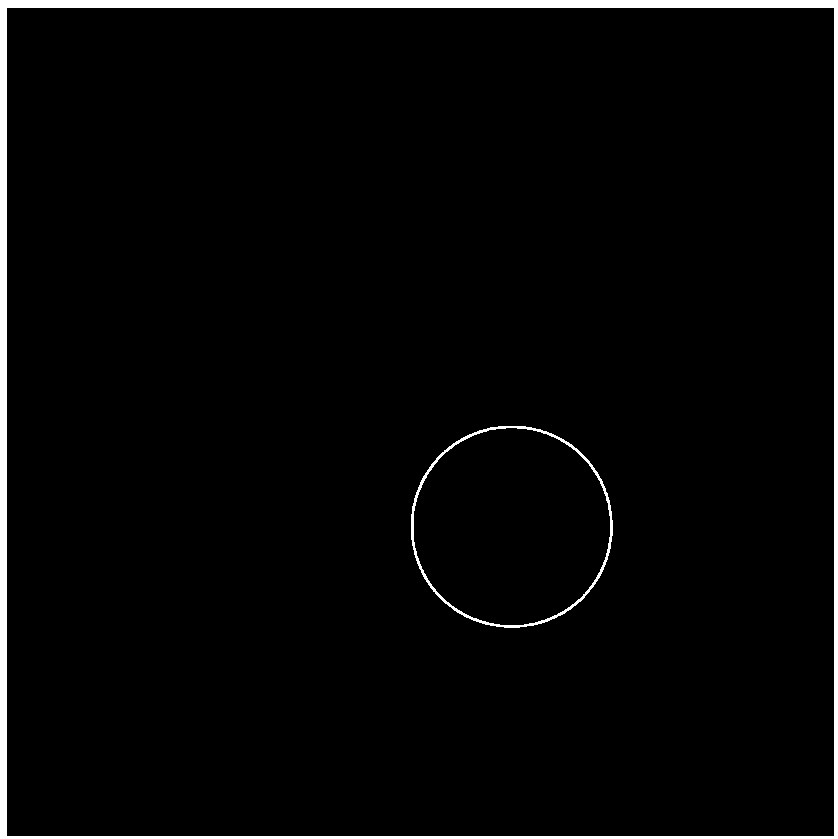 A hub contour detection method based on improved Hough transform