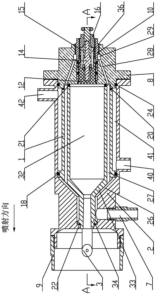 High-speed gas-arc composite thermal spraying method and spray gun therefor