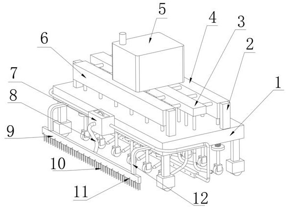 Terrain flatness measuring device for territorial space planning