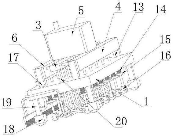 Terrain flatness measuring device for territorial space planning