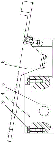 Foot motion control device for deep sea manned submersible