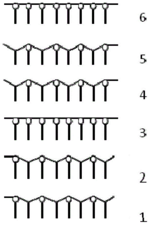 A kind of hemp-like cool wool knitted underwear fabric and its preparation method