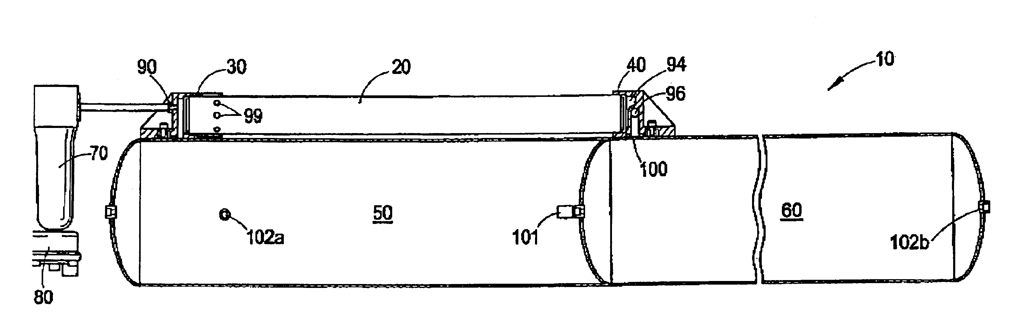 Membrane air dryer and method of mounting a membrane dryer to a vehicle