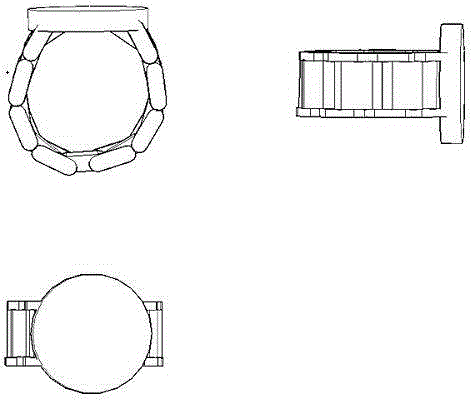 Charging unit based on wristwatch band