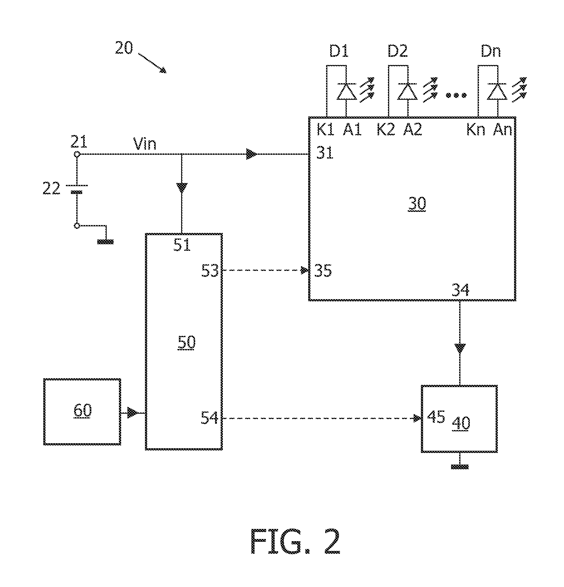 Illumination Device Comprising Multiple LEDs