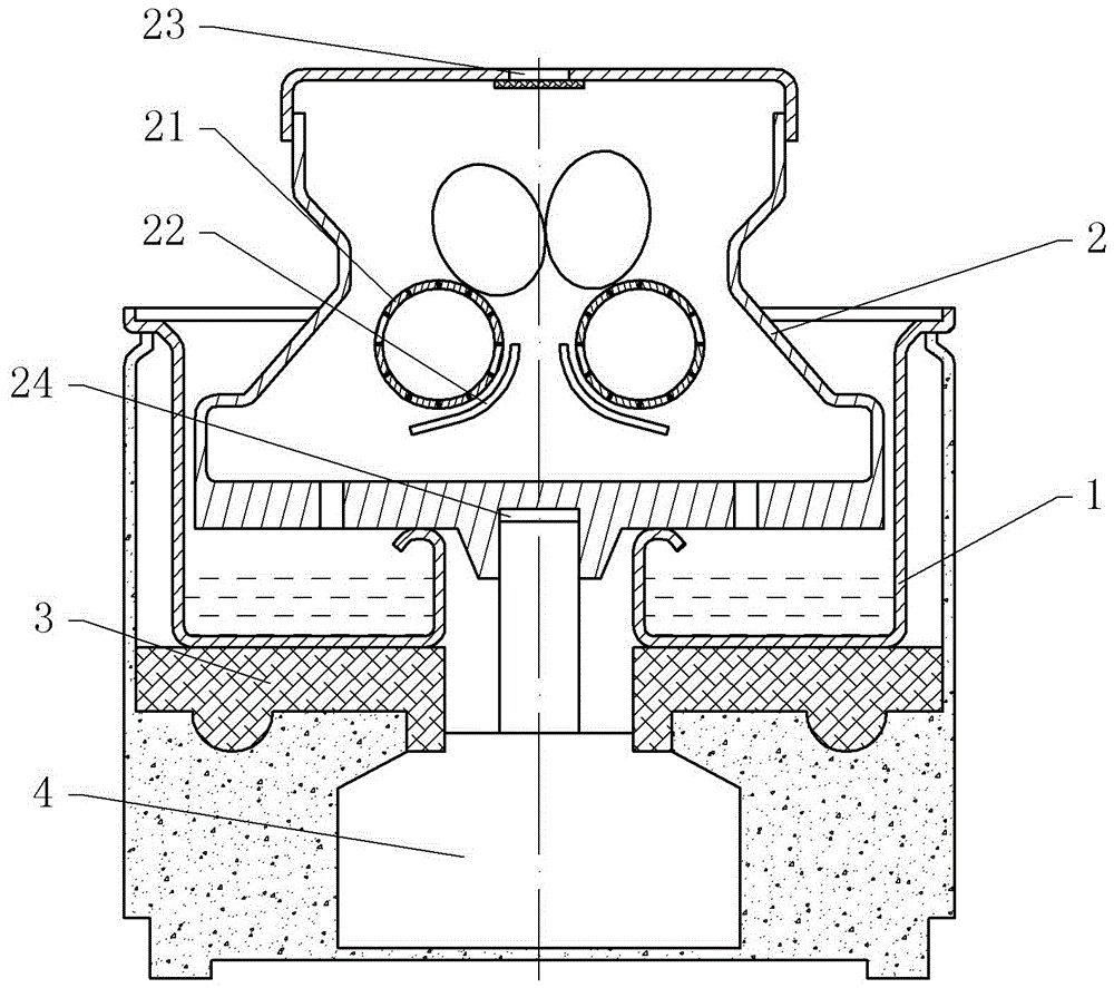 Boiled egg shelling apparatus