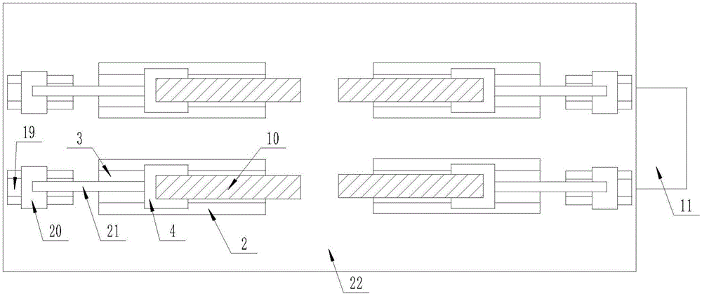 Waste stacking device