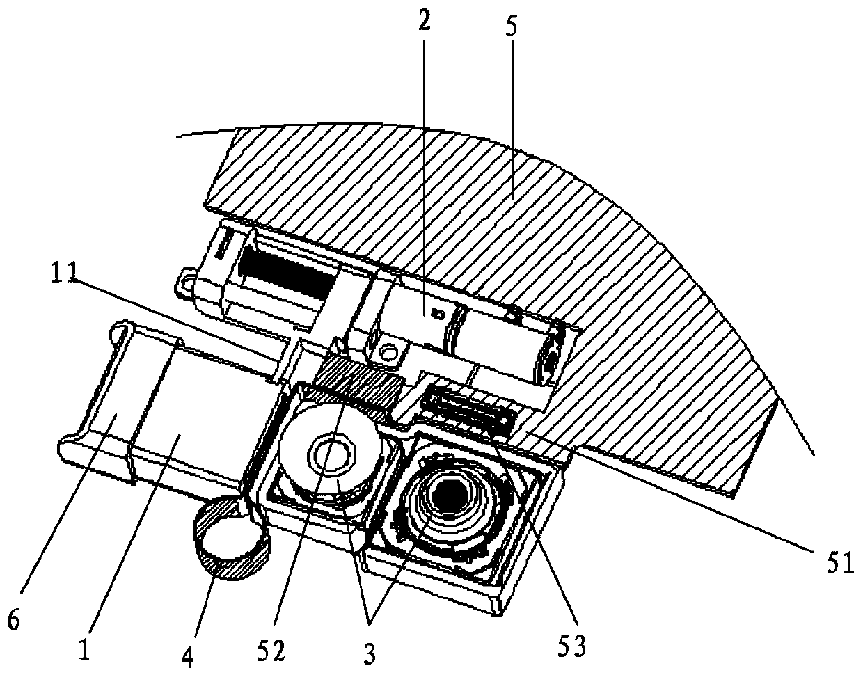 Camera structure and terminal