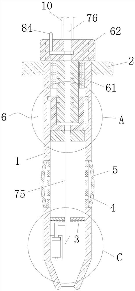 Hemostatic stent for heart great vessel surgery