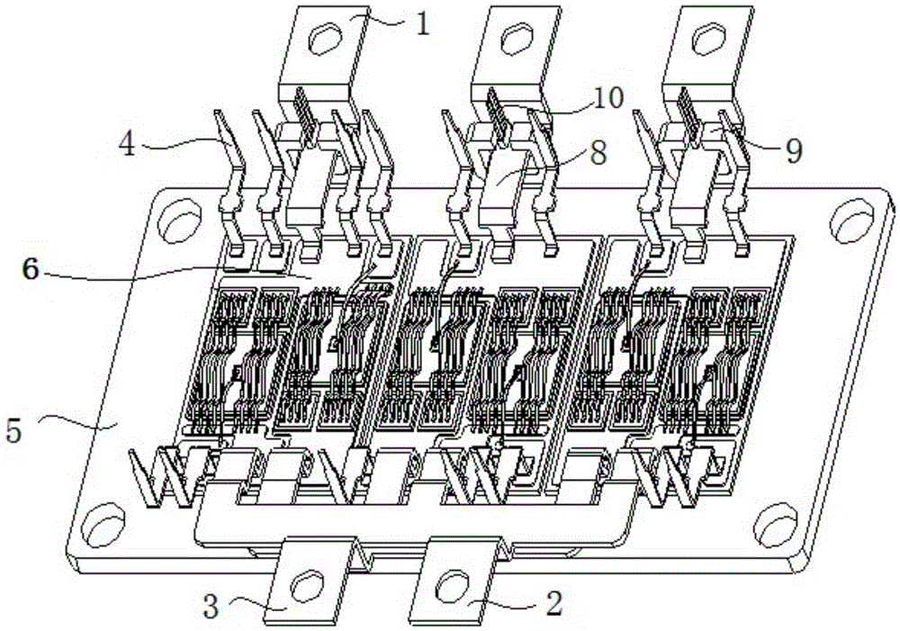 Power semiconductor module integrated with Hall current sensor