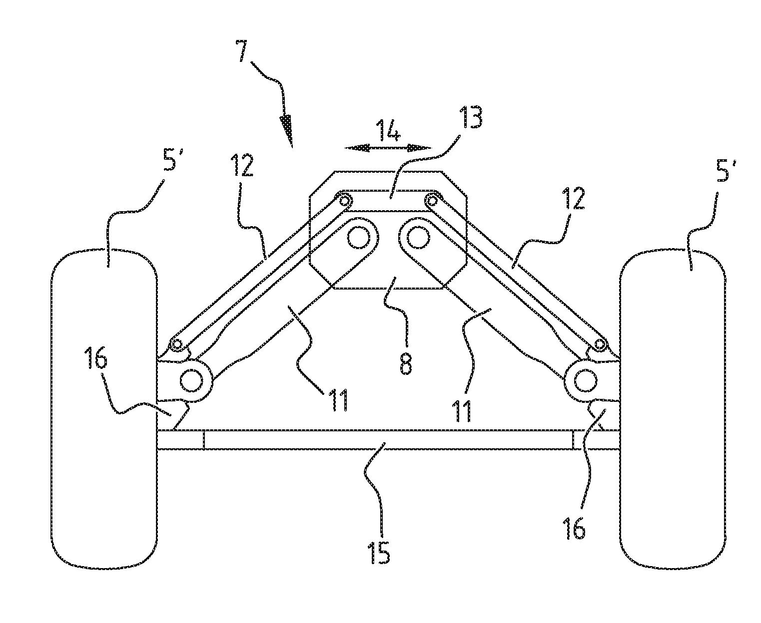 Agricultural Vehicle Support Frame