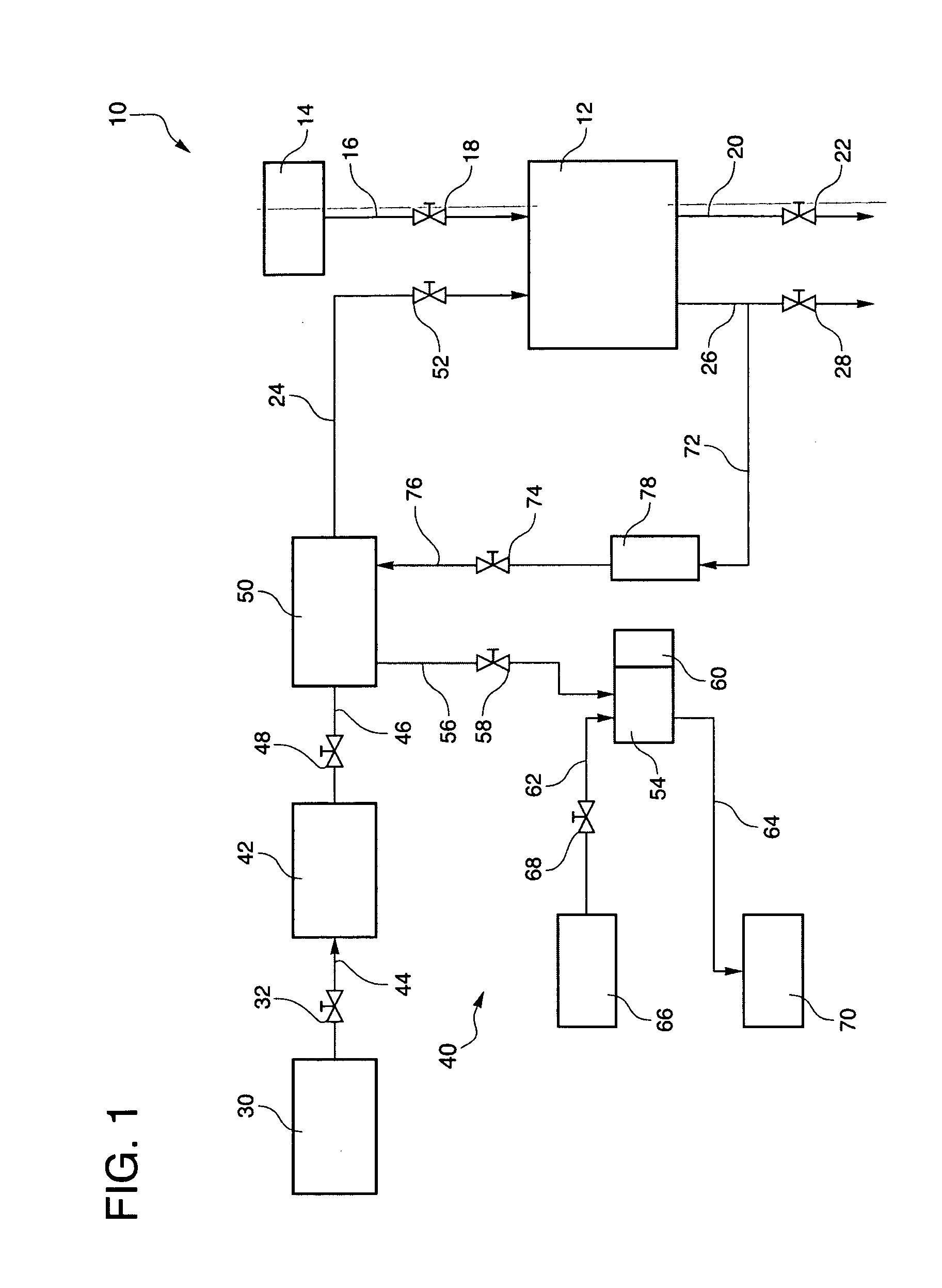 Desulfurizing system for a fuel cell power plant