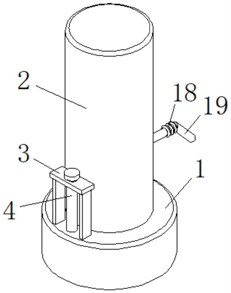 Drip irrigation device for fruit radish humidity cultivation