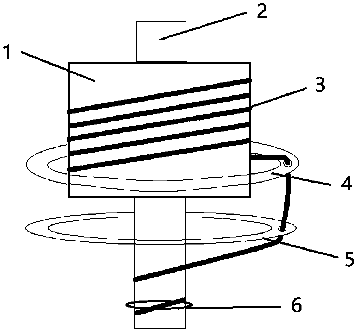 Vortex-induced vibration suppression device and method capable of being quickly assembled and disassembled