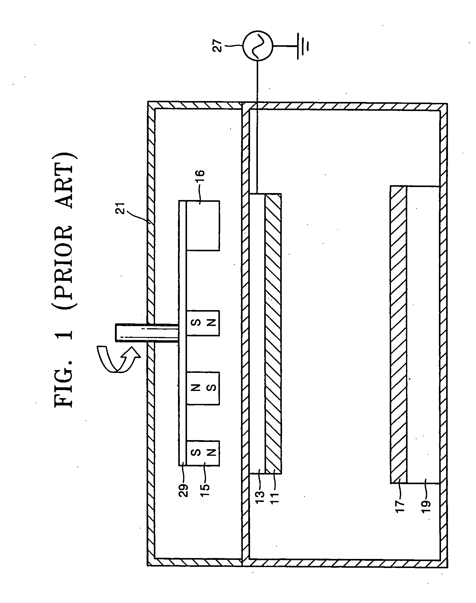 Method of manufacturing a rotation-magnetron-in-magnetron (RMIM) electrode