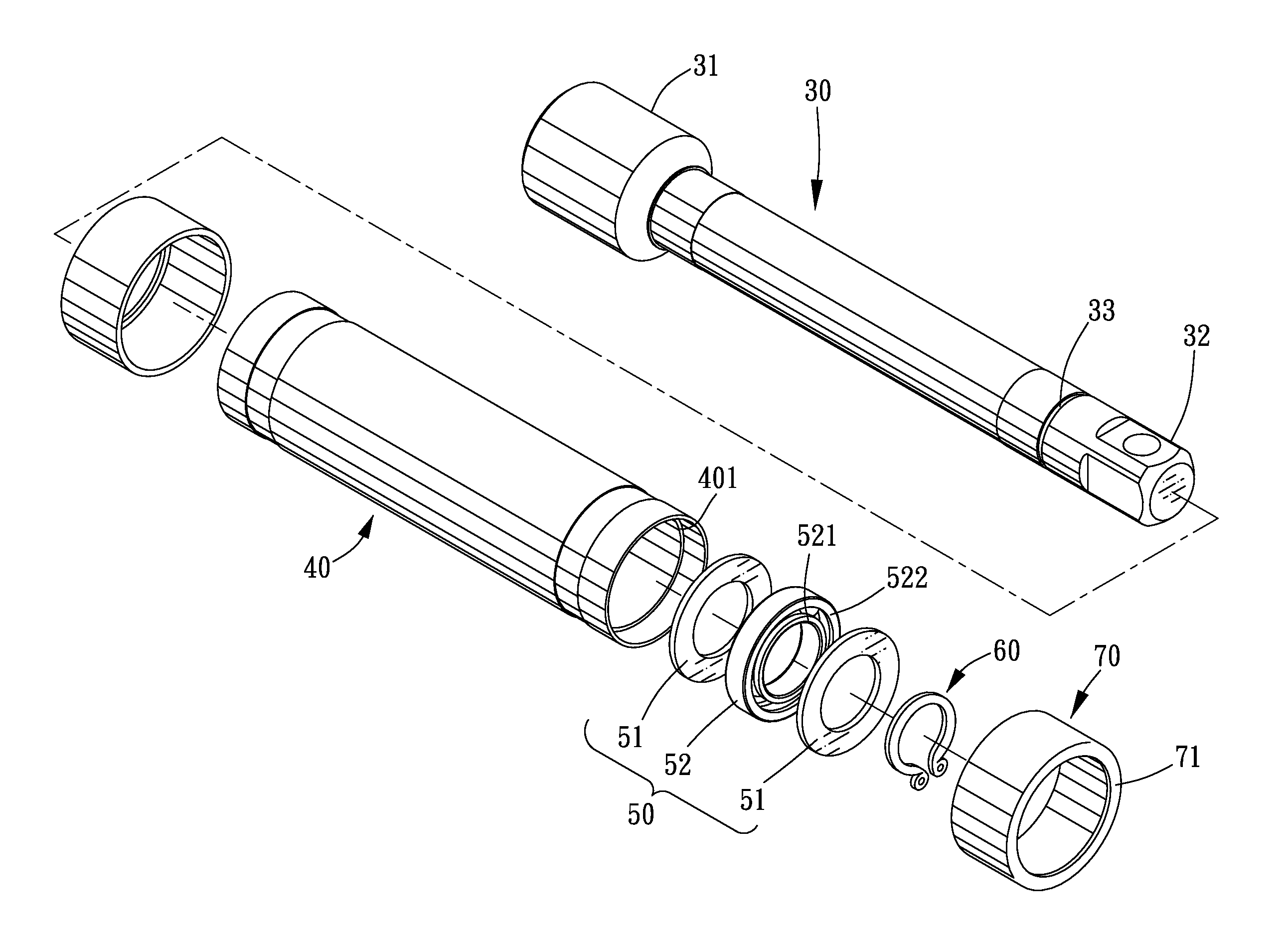 Connecting rod with a handle