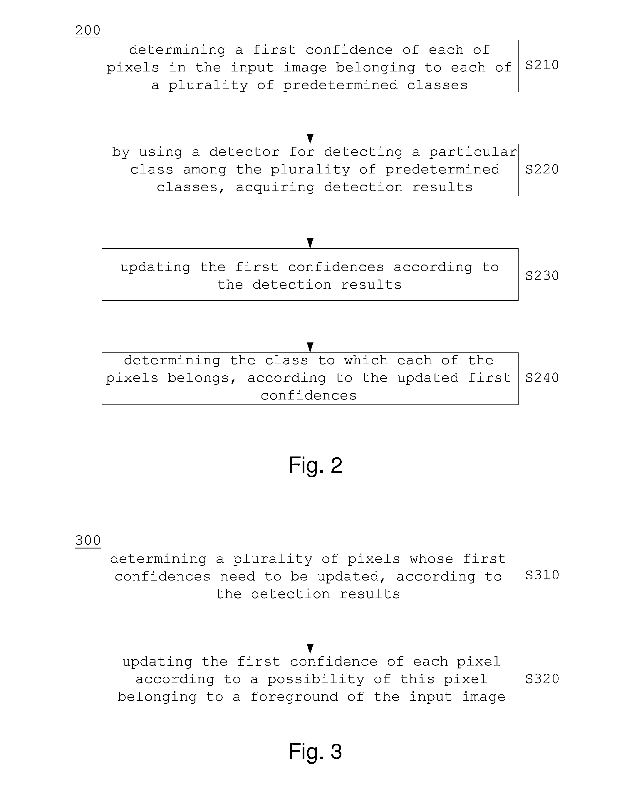 Method and apparatus for classifying pixels in an input image and image processing system